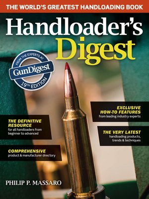 cover image of Handloader's Digest
